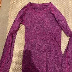 pink lululemon long sleeve